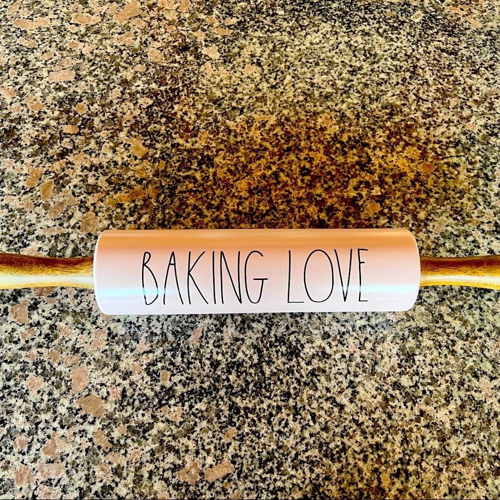 Reserved Rae Dunn Baking Love Rolling Pin